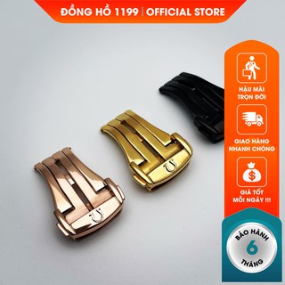 [QUÀ TẶNG]  Đồng Hồ Cơ Đồng Hồ Nam Dây Da Thép Không Gỉ 316 Cho Dây Da Khóa Omega 316VB - 1199 Watches