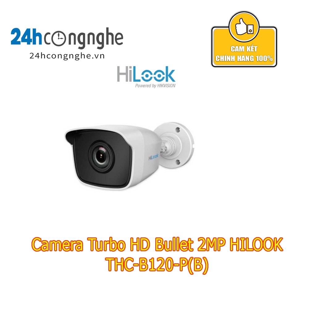 Camera Turbo HD Bullet 2MP HILOOK THC-B120-P(B)