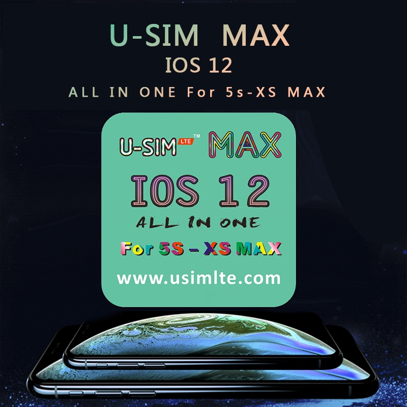 Miếng dán Usim Max cho IPhone 5S-11 MAX IOS 12 Lot