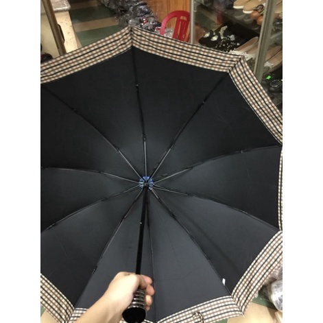 Ô dù gấp 3 viền kẻ loại to
