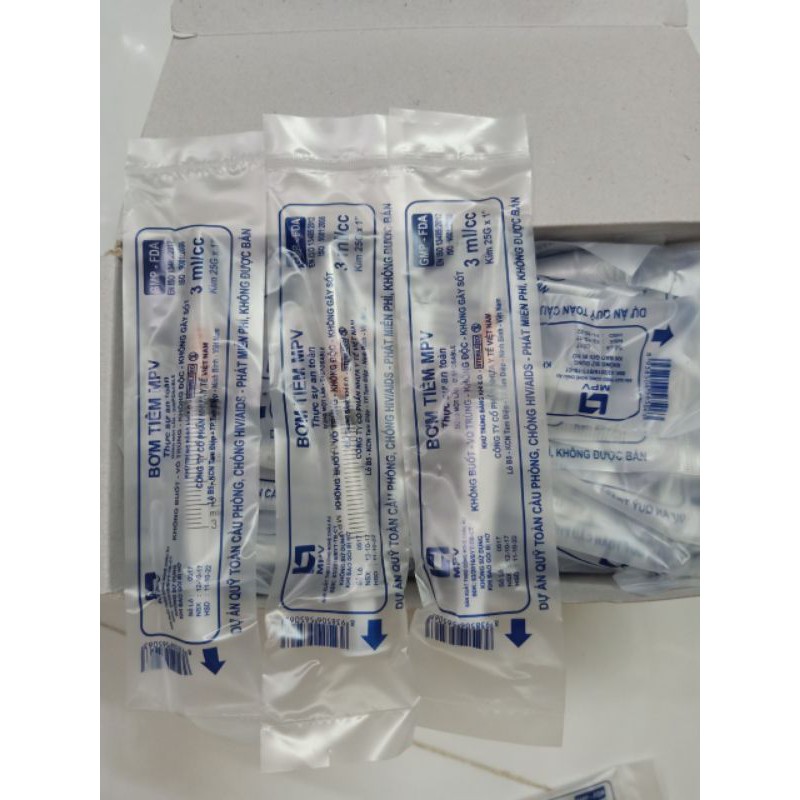 Bơm kim tiêm 3ml/cc