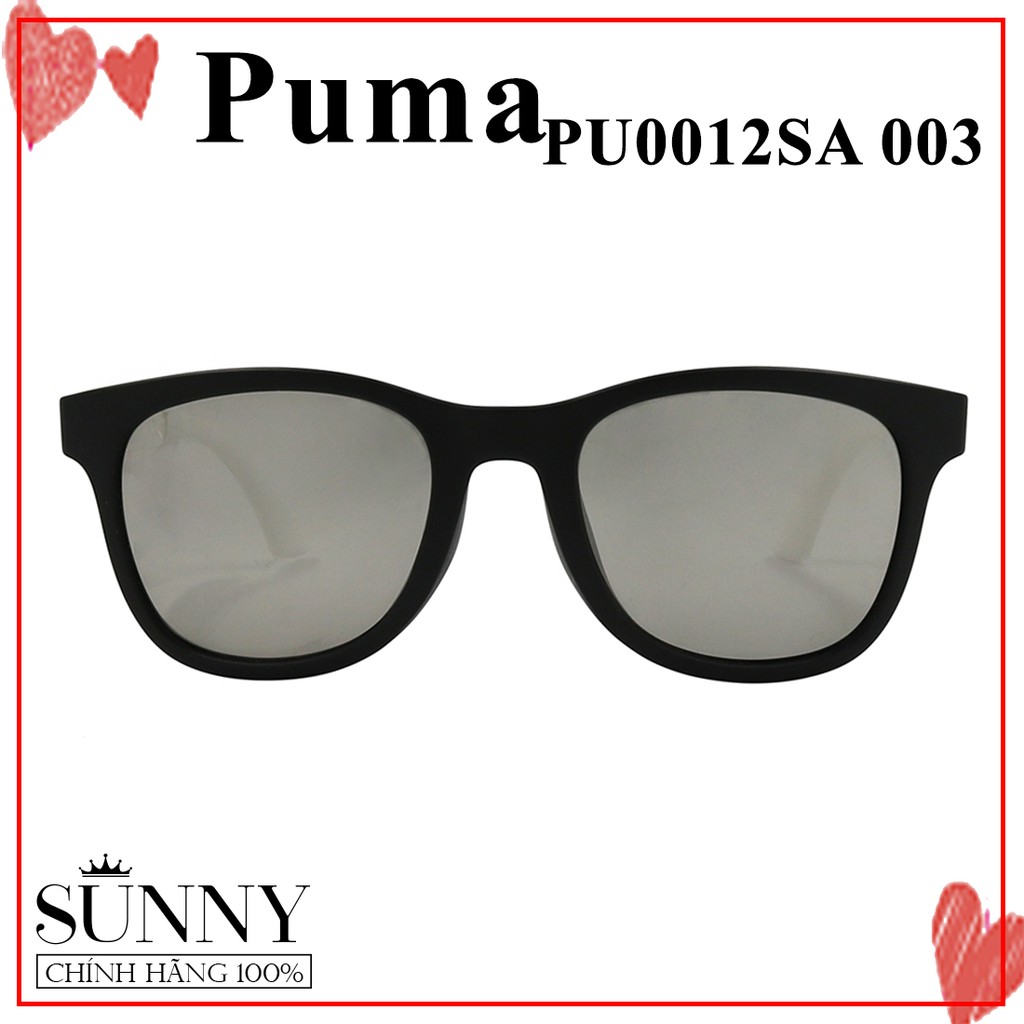 Kính mát nam nữ chính hãng Puma PU0012S-A màu sắc thời trang, thiết kế dễ đeo bảo vệ mắt