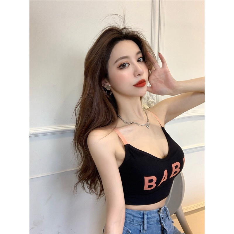 Bra Khoét lưng BaBe nâng ngực chất liệu cotton -Áo Croptop nữ 2 dây croptop nữ kiểu ôm body co giãn 4c mềm mịn 317