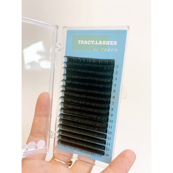 Mi khay nối mi classic, chập sợi, , chất mềm đen bóng tự nhiên