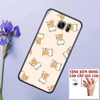 [Ốp điện thoại giá rẻ] Ốp SAMSUNG S6 - S7 - NOTE 5 in hình gấu cực CUTE