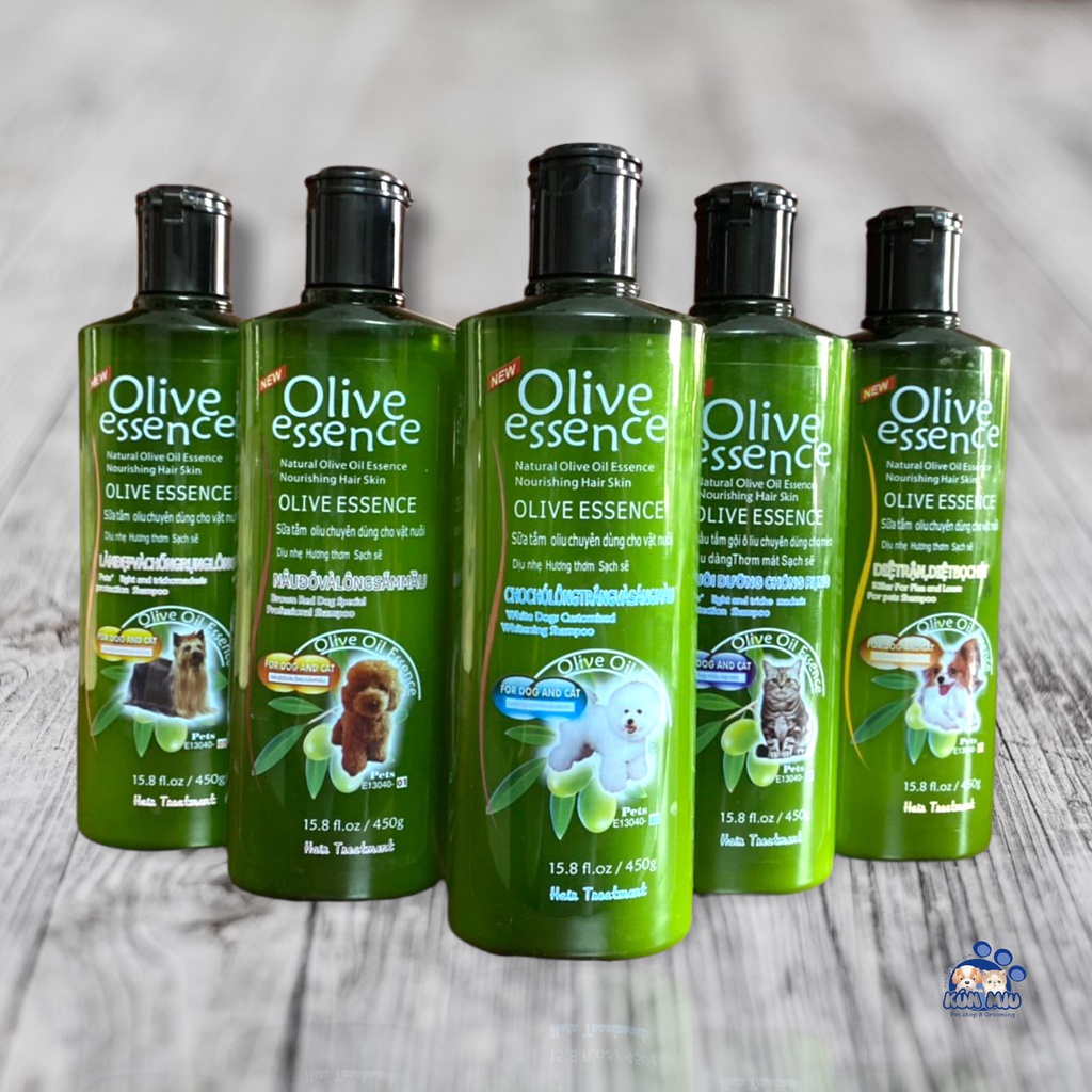 Sữa tắm dành cho chó mèo Olive-450ml KunMiu