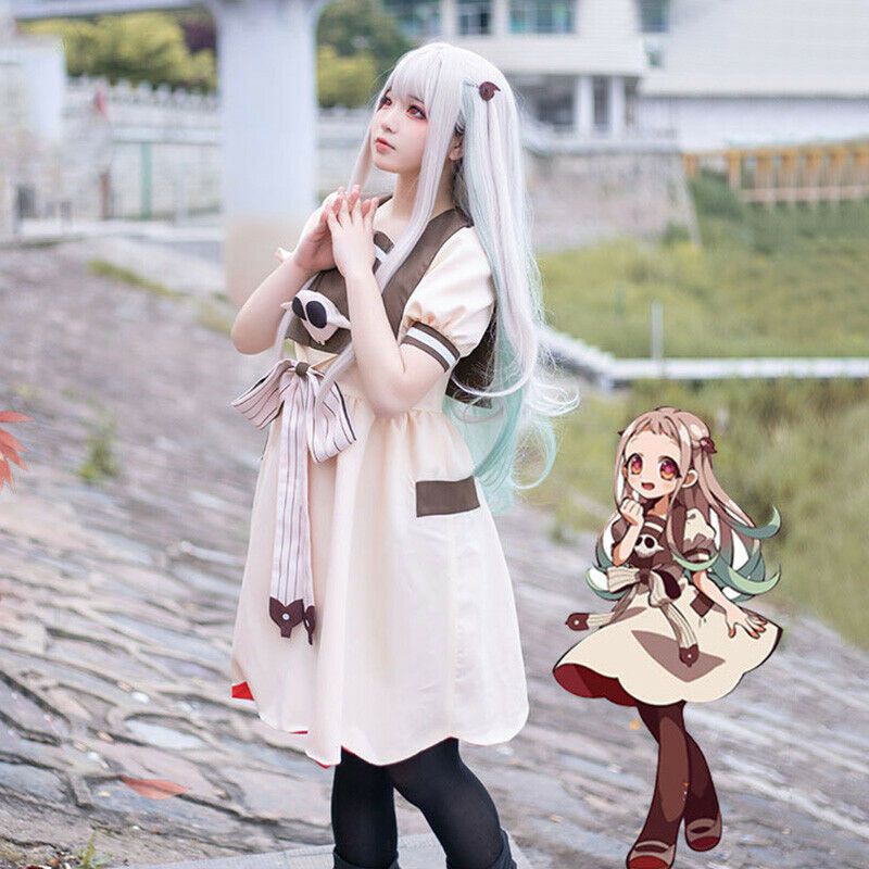 Anime Toilet-bound Jibaku Shounen Hanako-kun Cosplay wigs Hanako kun Nene Yashiro Synthetic Hair Wig
