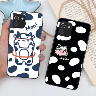 Ốp lưng samsung a03 in bò sữa cute - uy tín - chất lượng
