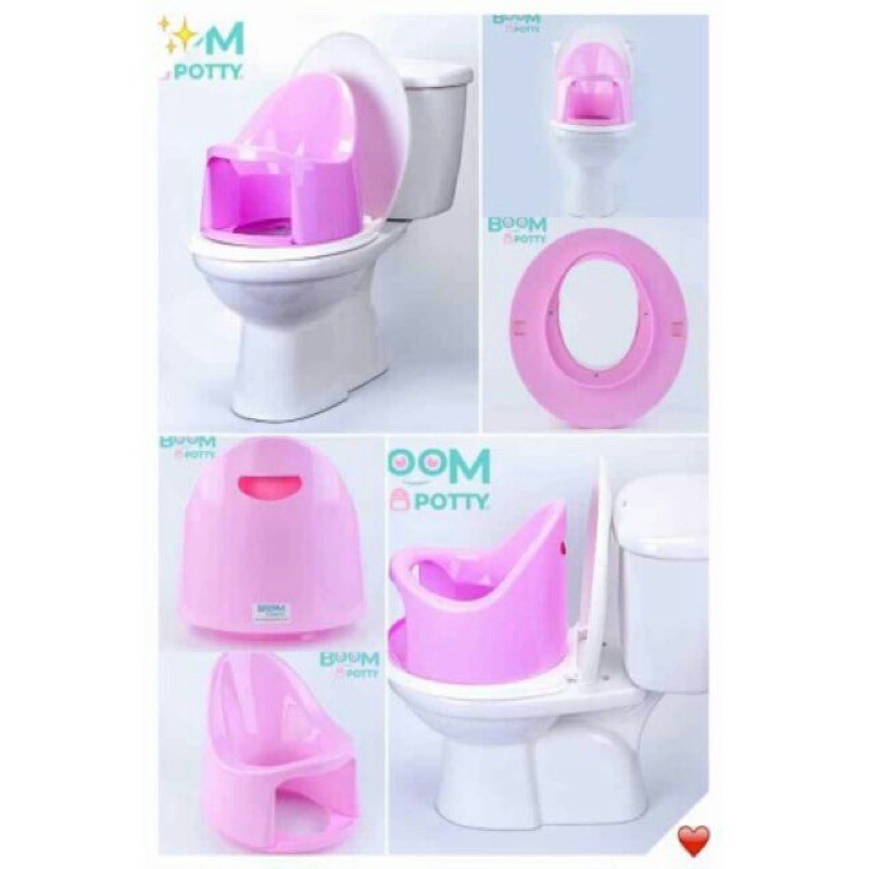 [TANG QUA CHO BE] Bô cho bé - Bô Boom Potty vệ sinh cho bé từ 7 tháng (8,5kg) đến 4 tuổi