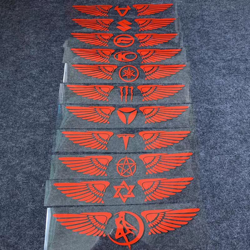 Suzuki Miếng Dán Phản Quang Chống Thấm Nước Hình Đôi Cánh Độc Đáo Dành Cho Xe Mô Tô