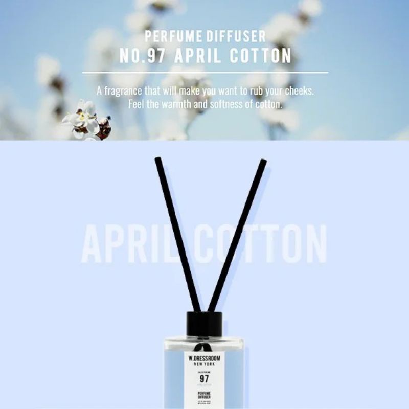 Tinh dầu tán hương W.DRESSROOM Perfume Diffuser 120ml Mùi: 49,97,98