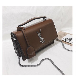 Túi xách tay đeo chéo nữ công sở T09 22x16x7cm (Đỏ-Đen-Xanh-Nâu)