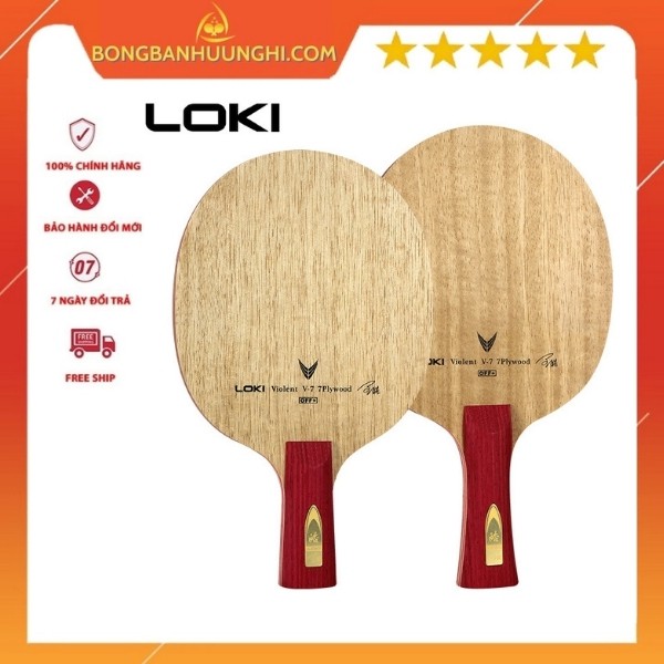 Cốt Vợt LOKI Violent V7 Bóng Bàn 6.8mm - 7 lớp gỗ