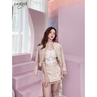 Set dạ phối lưới tiểu thư