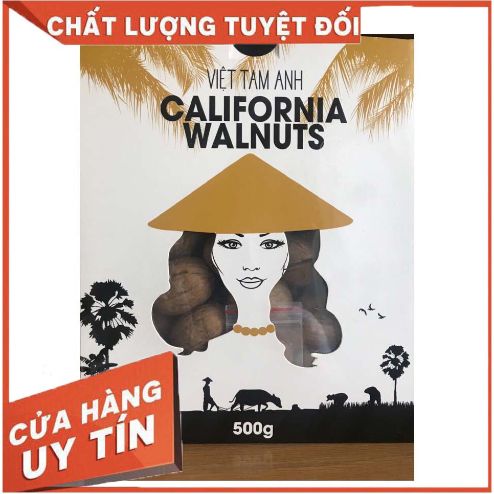 Qủa óc chó Mỹ (Walnuts) Việt Tam Anh 500g