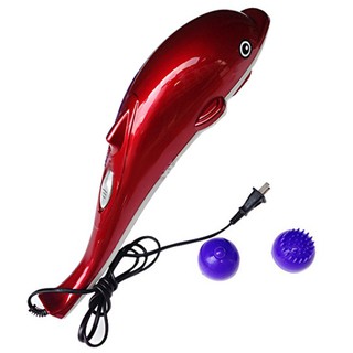 Máy Massage Cầm Tay Cá Heo Size Lớn 40cm (Đỏ)