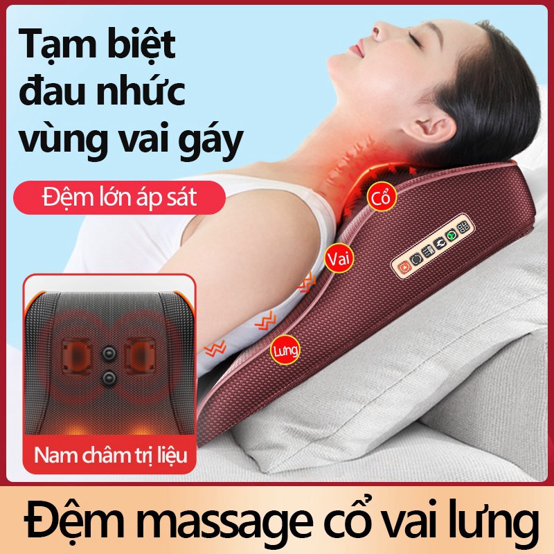 AM509C Gối massage vai gáy toàn thân đa năng cao cấp BENBO