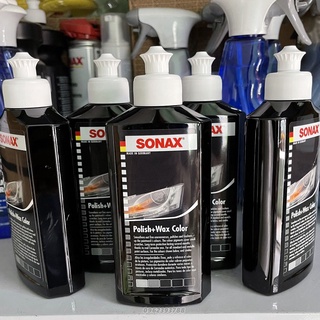 Sonax đánh bóng sơn xe ô tô màu đen chuyên dụng Polish Wax Color Black 250ml