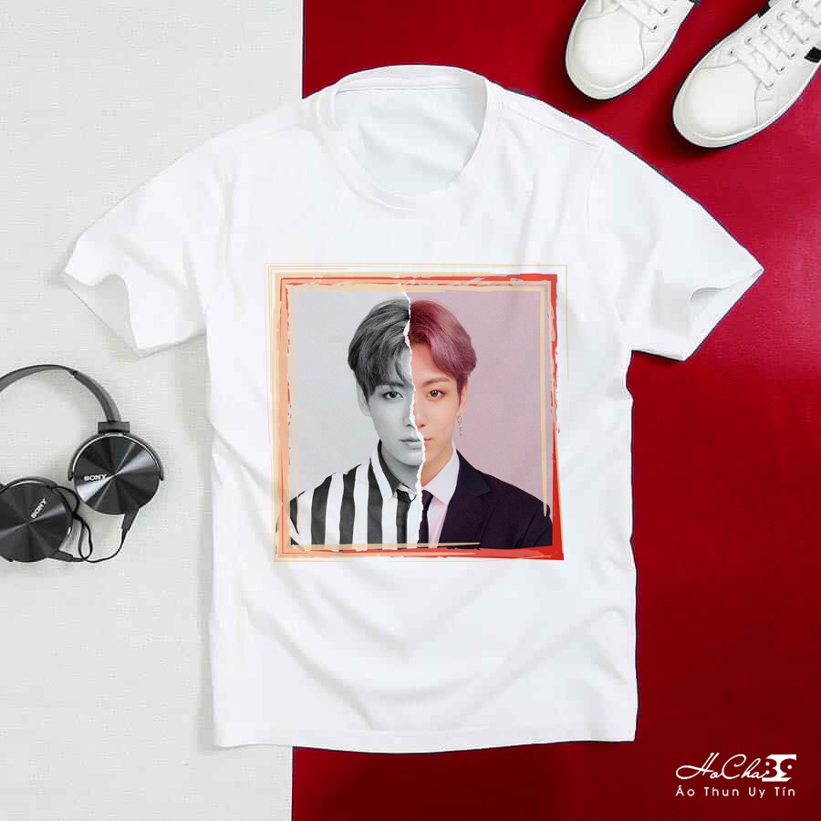 Áo 7 Thành viên Kpop Korea  Độc Quyền Bangtan - HoCha89 | Ảnh Thật - Vải Dày Đẹp - May Dây Cổ Hàng Xuất Khẩu