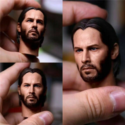 Mô Hình Điêu Khắc Đầu Nhân Vật John Wick Tỉ Lệ 1 / 6 12 "