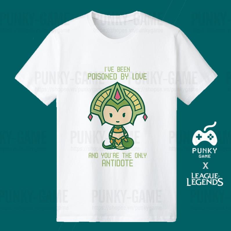 (SALE SỐC) Áo Liên Minh Huyền Thoại (LOL) CASSIOPEIA Chibi ngắn tay