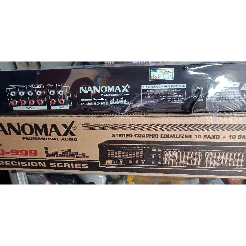 Lọc xì equalizer Nanomax eq999 chính hãng