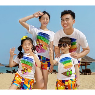 Set Đi Biển gia đình ( Bố Mẹ 2 Con )