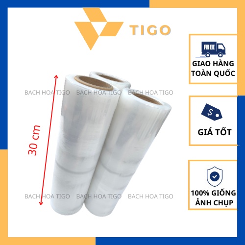 Màng PE Loại 5cm, 10cm, 15cm, 20cm, 25cm, 30cm, 35cm - Màng Pallet Quấn Hàng Hóa, Quấn Vali, Quấn Bụng Spa,...