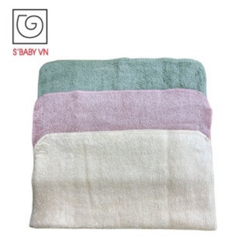 Combo 3 Khăn Mặt Trẻ Em Sợi Sồi S'BABY 25x25cm Khả Năng Kháng Khuẩn Cao, An Toàn Với Làn Da - 8936137960417 (Túi)