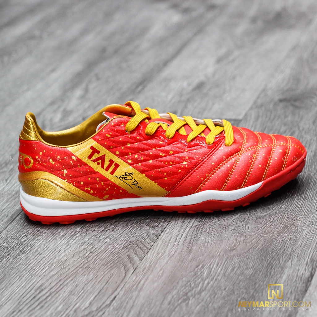 GIÀY ĐÁ BÓNG KAMITO TA11 TF TOUCH OF MAGIC - RED/GOLD CHÍNH HÃNG