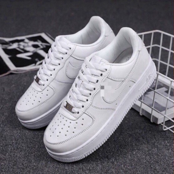 Giày Air Force Sneaker AF1, Giày trắng thể thao nam nữ cao cấp full bill box JD phong cách trẻ trung tăng chiều cao D15