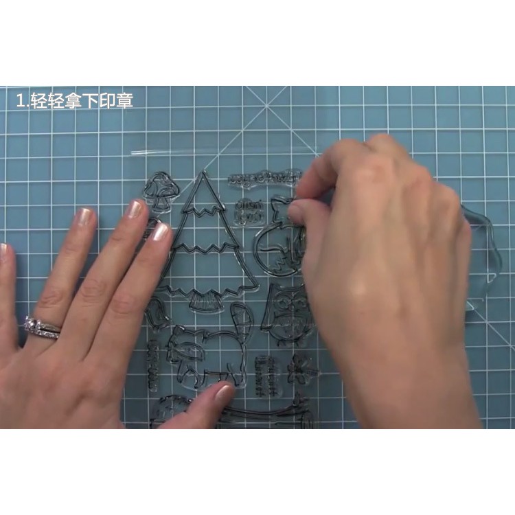 Con Dấu Silicone Trong Suốt Phong Cách Vintage Trang Trí Album Ảnh