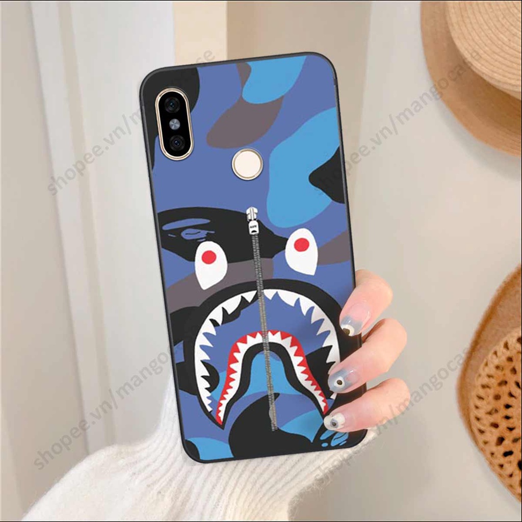Ốp lưng điện thoại Xiaomi Mi A2 drew, kaws, bape cao cấp, vỏ ốp rẻ đẹp
