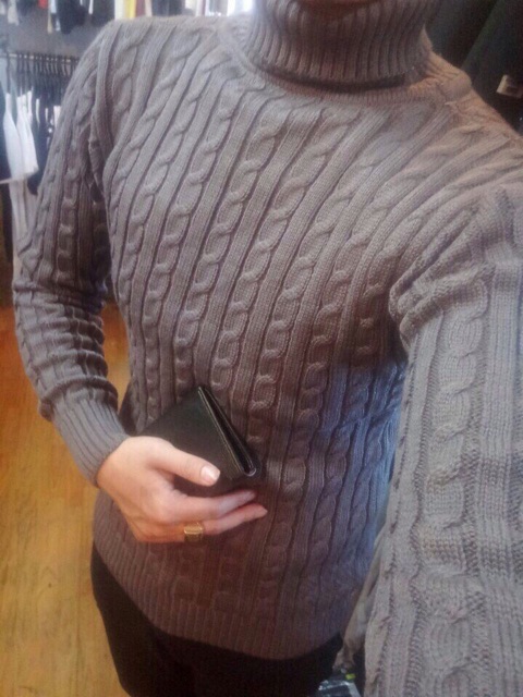 Áo len cổ lọ vặn thừng hàn quốc siêu dày | BigBuy360 - bigbuy360.vn