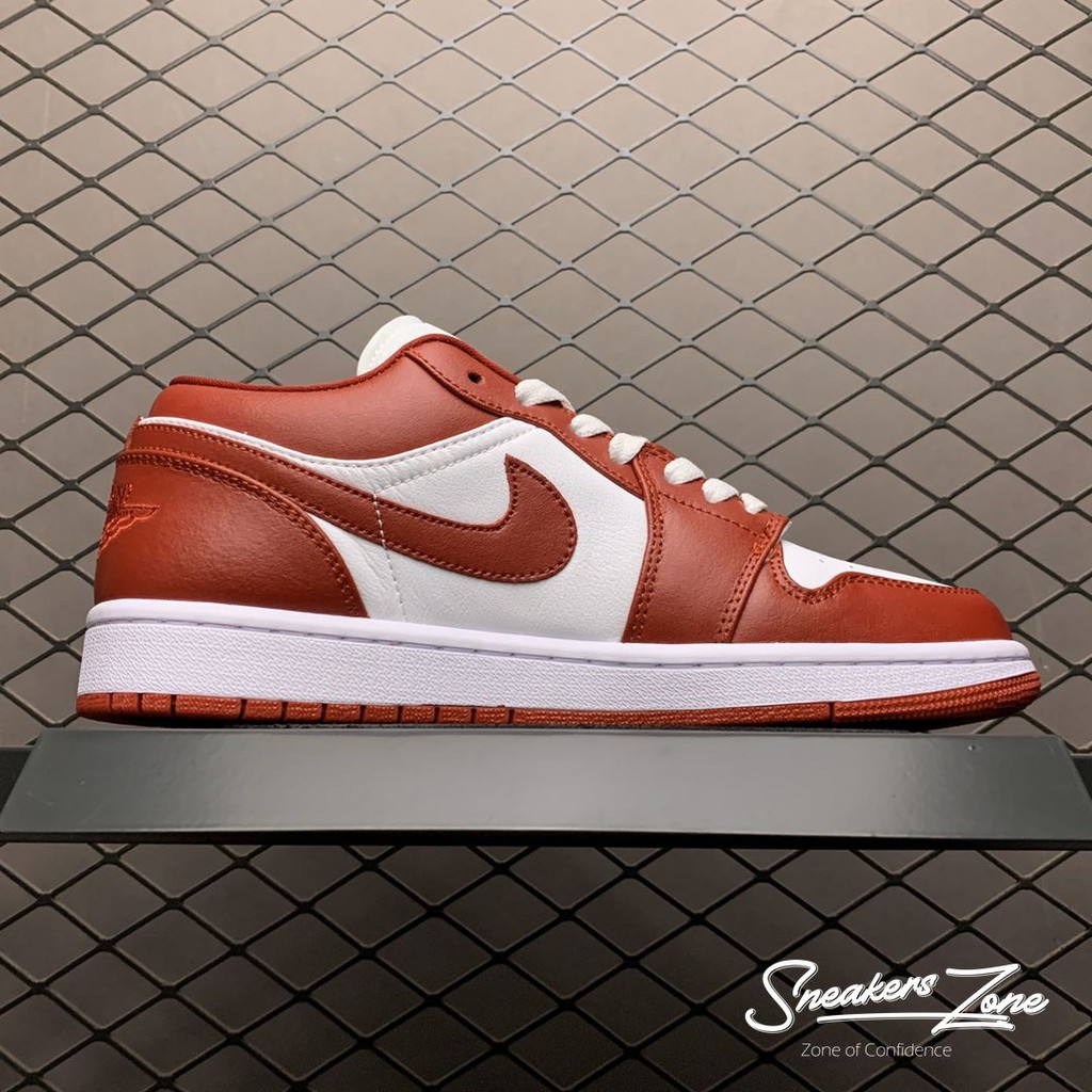 (FREESHIP+HỘP+QUÀ) Giày thể thao AIR JORDAN 1 Low Gym Red White màu đỏ trắng thấp cổ cực đẹp