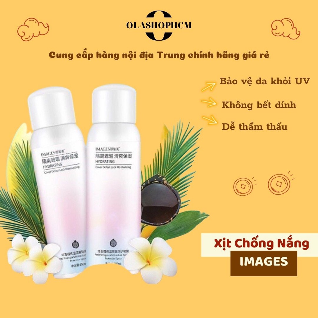 Xịt chống nắng nâng tone chống nước dưỡng ẩm 150ML