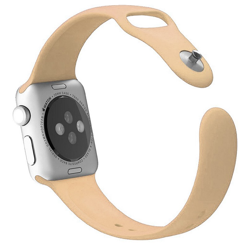 Dây đeo thể thao silicon cao su mềm mại cho Apple Watch Series 6 / SE