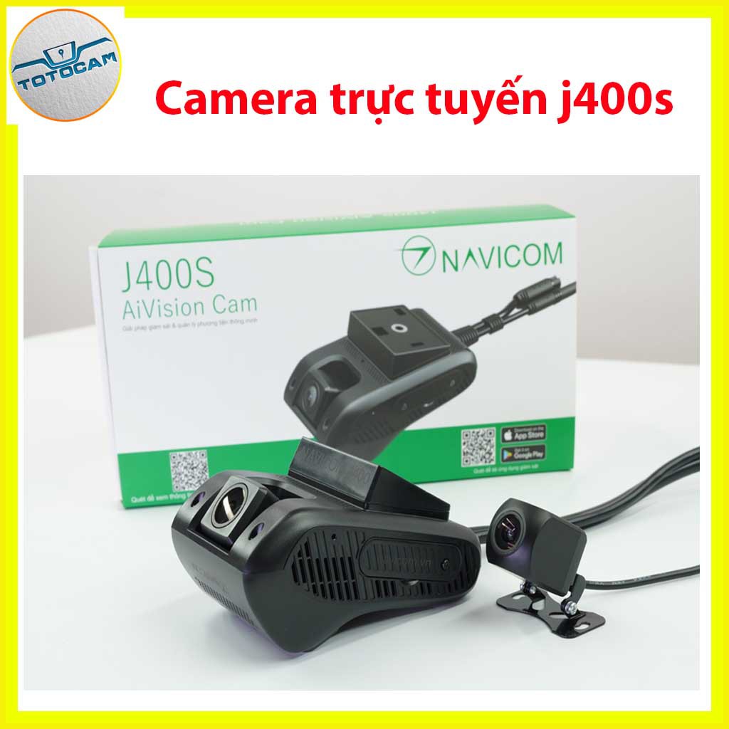 Camera Hành Trình Trực Tuyến Navicom J400s 4G Wifi GPS 1080p
