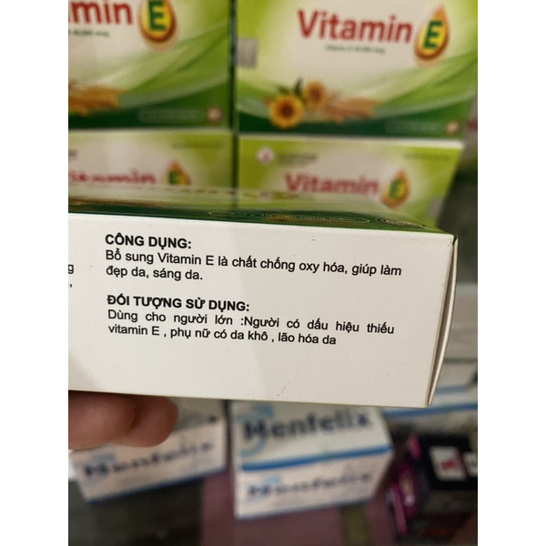 Vitamin E lạc việt pharm - Giúp Hỗ Trợ Đẹp Da, Sáng  Mịn, Tăng Khả Năng Thụ Thai