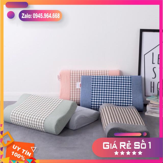 Gối kẻ caosu non cao cấp hàng loại 1