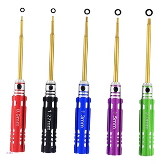 Aoto mini hex vít driver rc tua vít bộ dụng cụ bộ 0.9mm 1.27mm 1.3mm 1.5mm 2mm