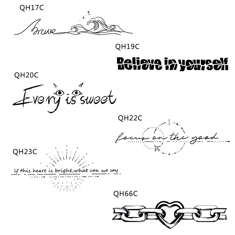 Hình Xăm Dán Tạm Thời 15 Ngày Chống Thấm Nước Độc Đáo