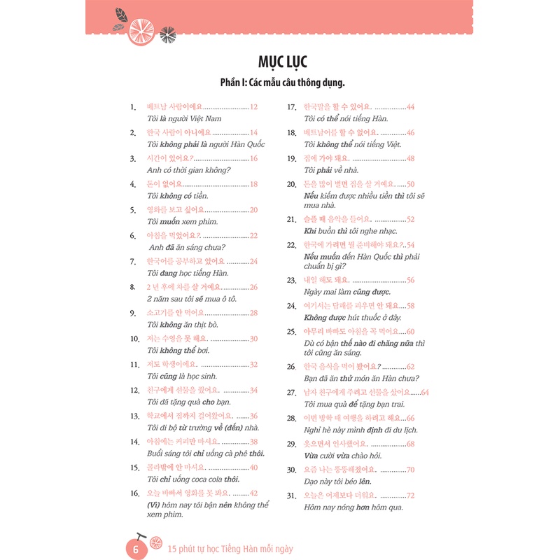Sách 15 Phút Tự Học Tiếng Hàn Mỗi Ngày