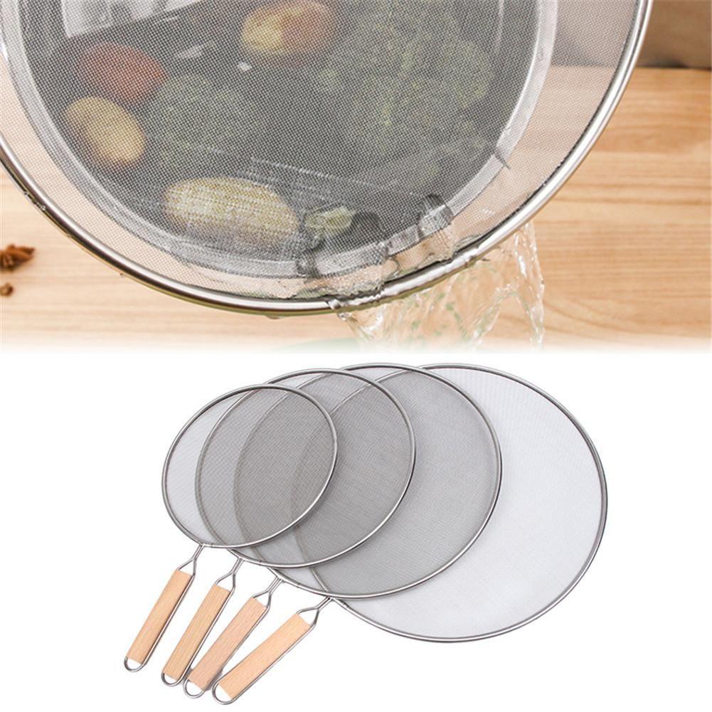 KUNHEV Tấm Lưới Chắn Bắn Dầu Mỡ Chống Văng Tiện Dụng Cho Chảo Chiên
