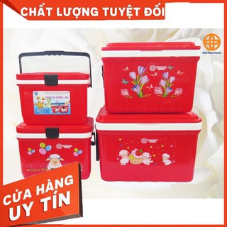 Thùng đá vuông giữ nhiệt 24l Việt Nhật/ Phích đá vuông Việt Nhật 24 lít