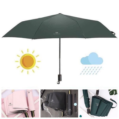 Ô che nắng ô che mưa gấp gọn ô dù có lớp chống tia UV bảo vệ da LIFE+ [TẶNG KÈM túi bọc]