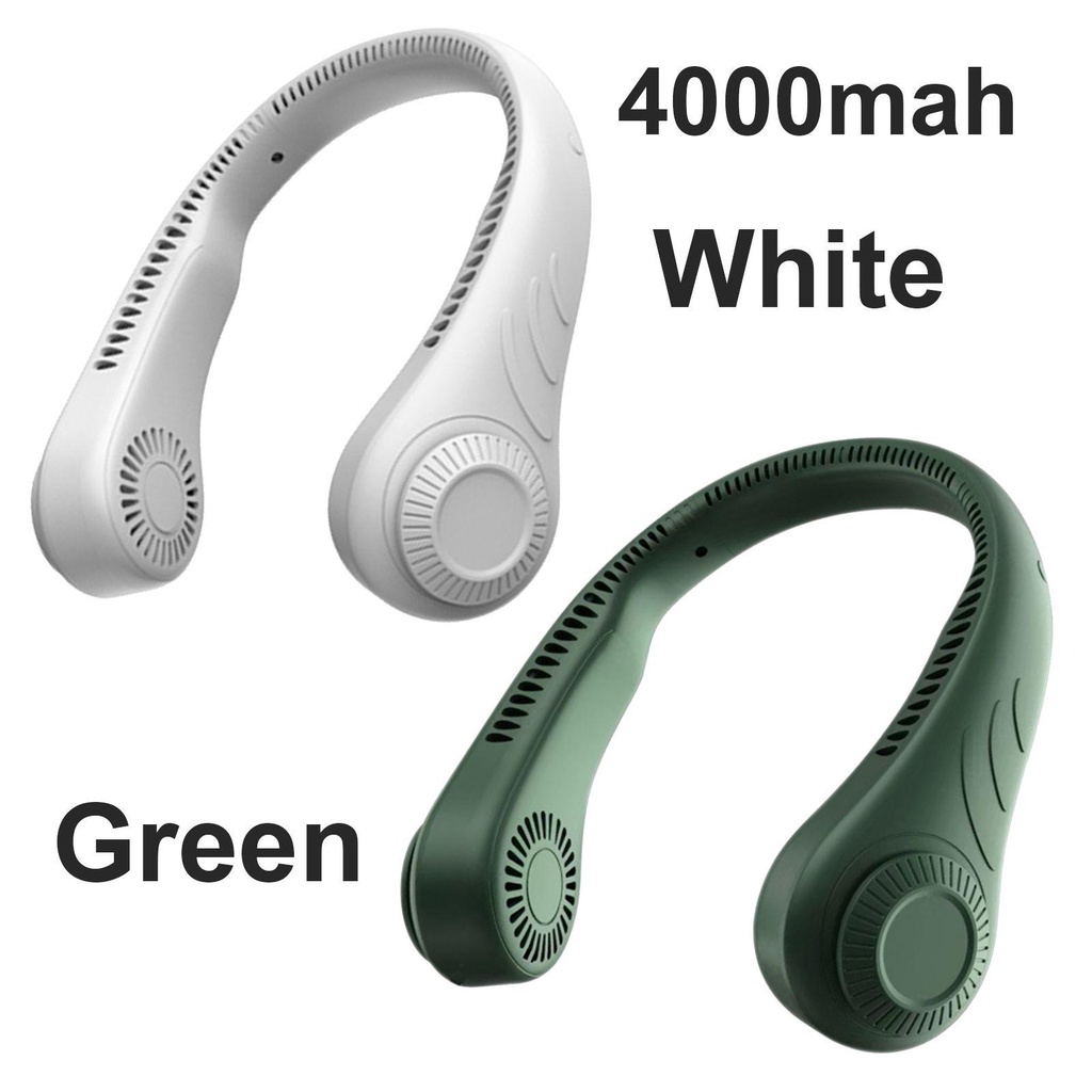 MYRONGVN Quạt Mini 4000Mah 4000Mah 78 Gắn Cổ Không Cánh Quạt Tiện Dụng