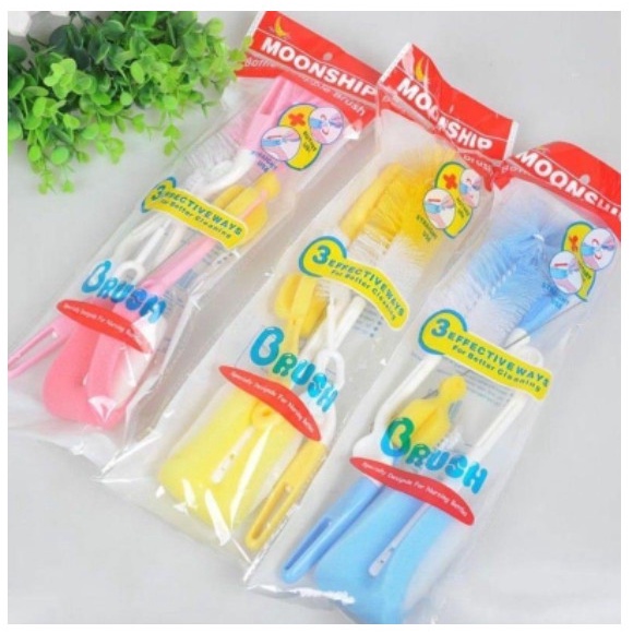 Cọ bình sữa cho bé 4 chi tiết. Cọ bình sữa 4 chi tiết tiện dụng