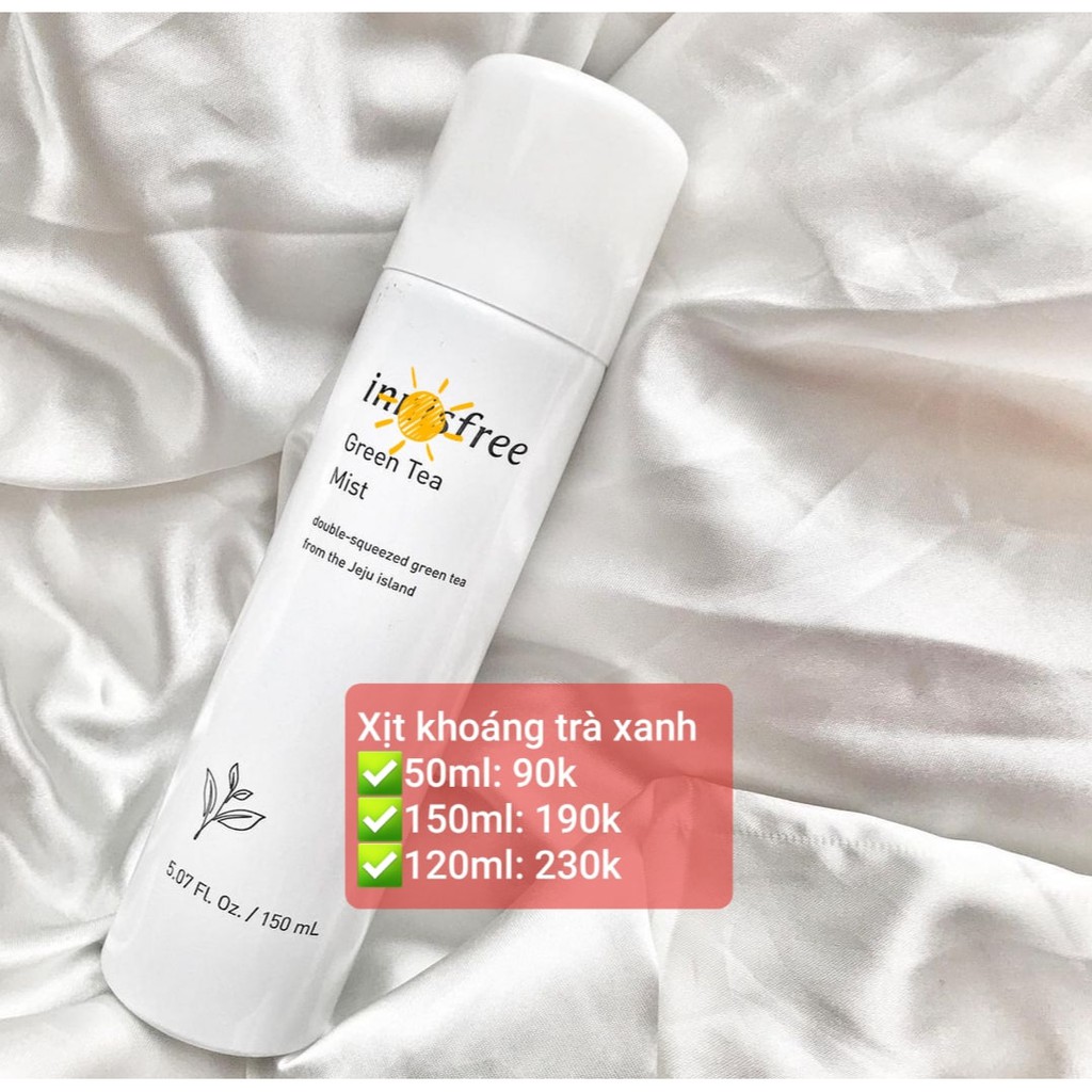 Xịt khoáng trà xanh Innisfree Green Tea Mineral Mist