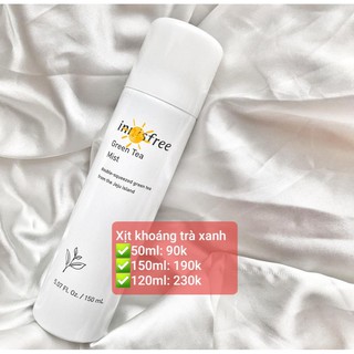 Xịt khoáng trà xanh Innisfree Green Tea Mineral Mist